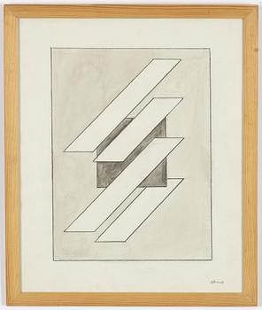 Bengt Orup, mixed media, signed.