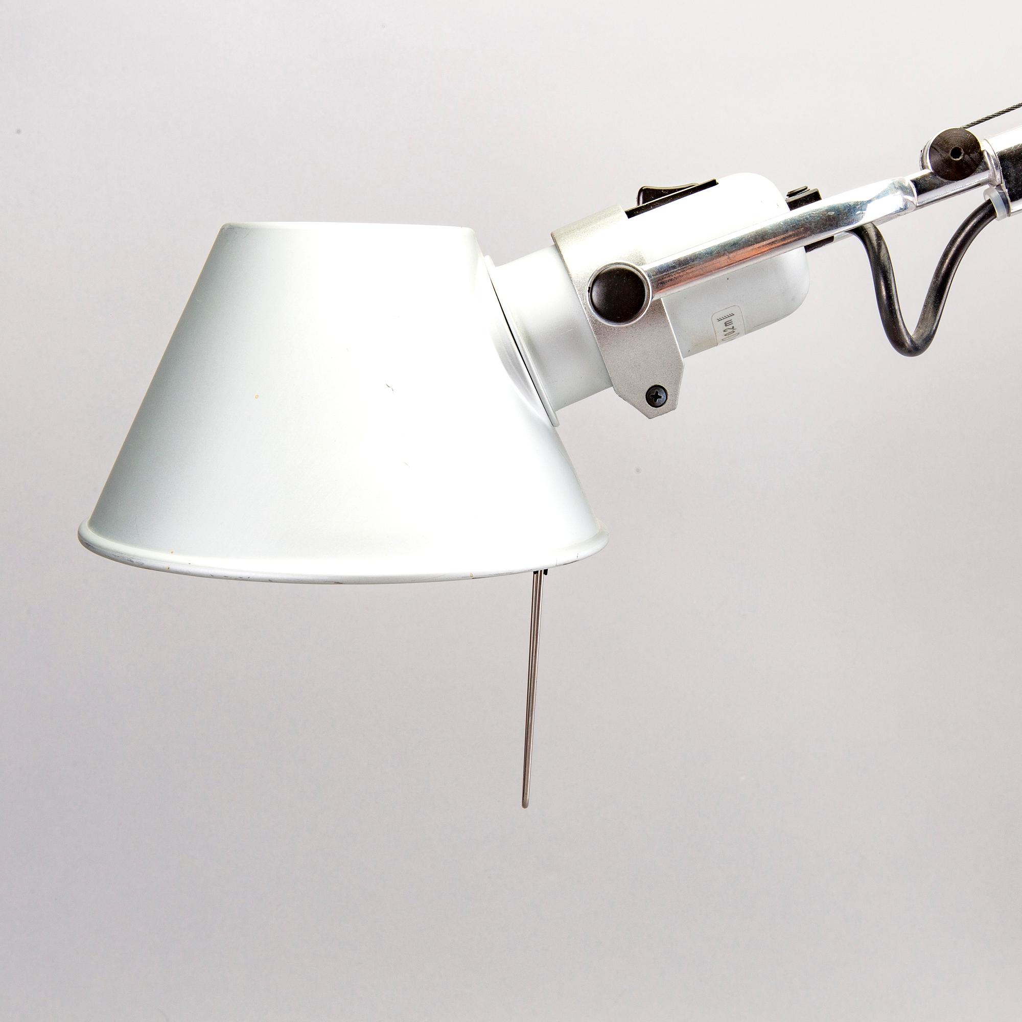 Michele De Lucchi & Giancarlo Fassina, bordslampor/golvlampor, ett par, "Tolomeo", Fassina, Artemide Italien.