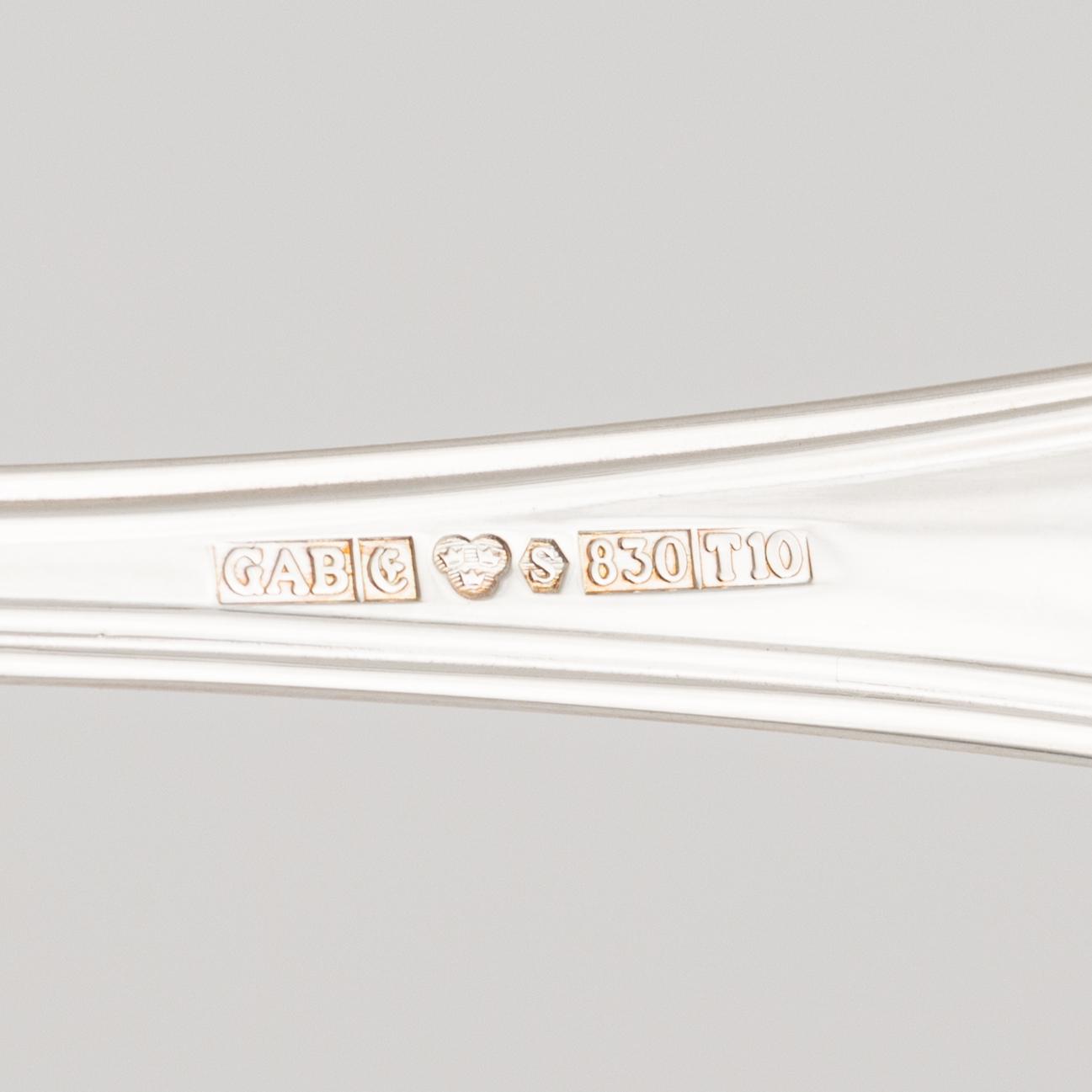 A 29-piece Swedish silver cutlery, including GAB Eskilstuna, 1994.