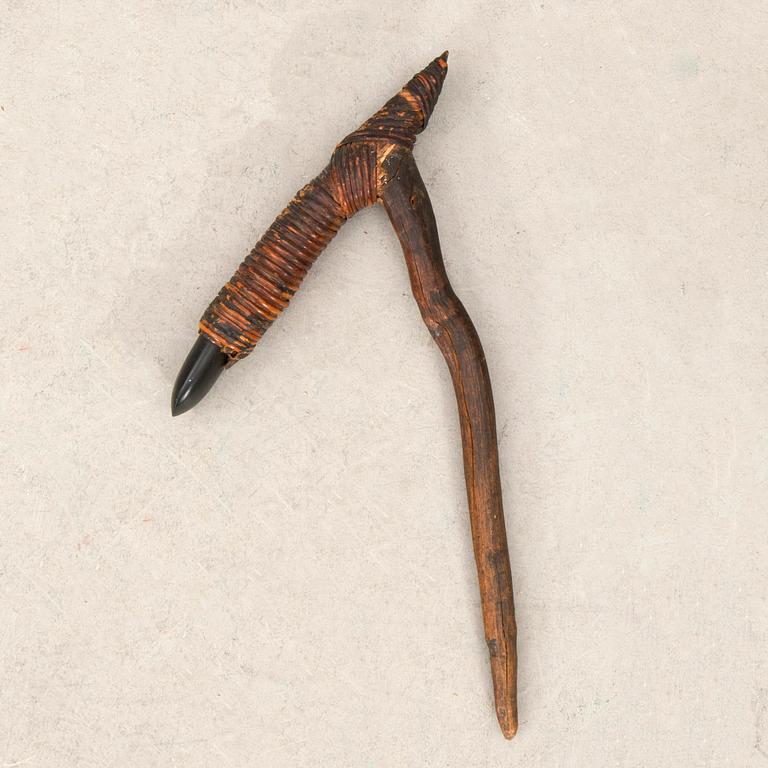 Stone axe from Irian Jaya / Papua New Guinea, 20th century.