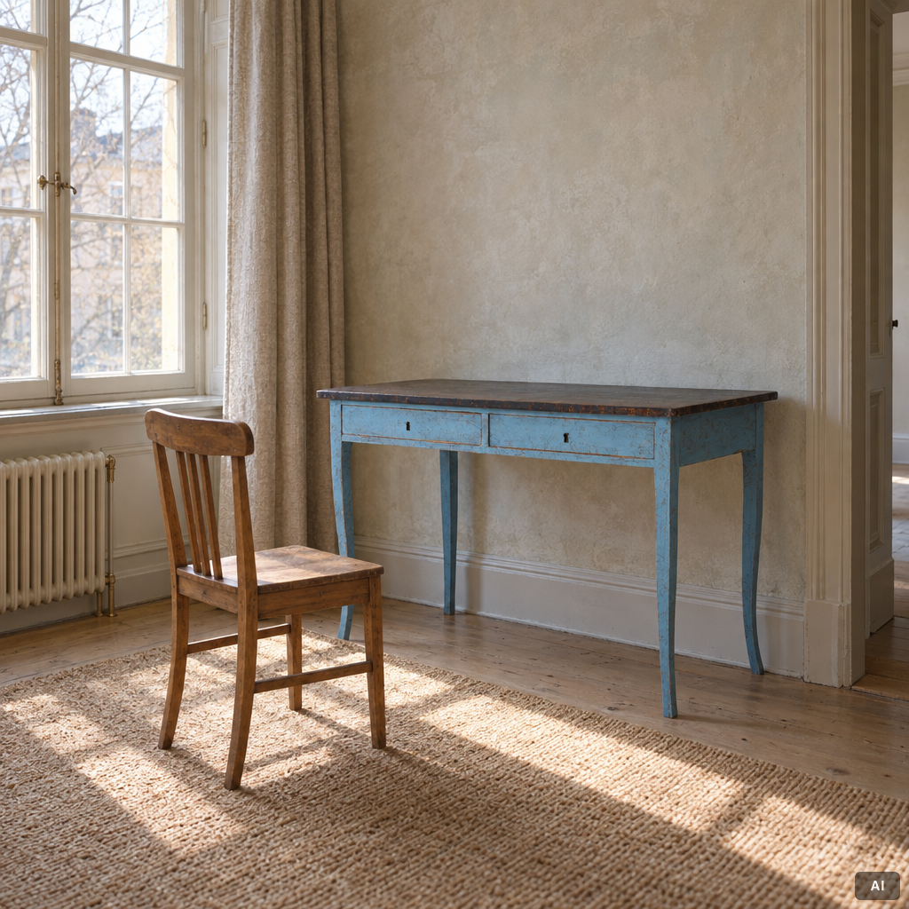 An early 20th century desk.