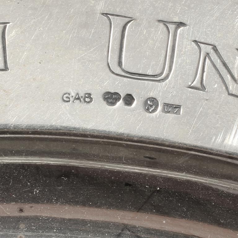 FAT, silver, GAB, Stockholm, 1922. Vikt 555 g.