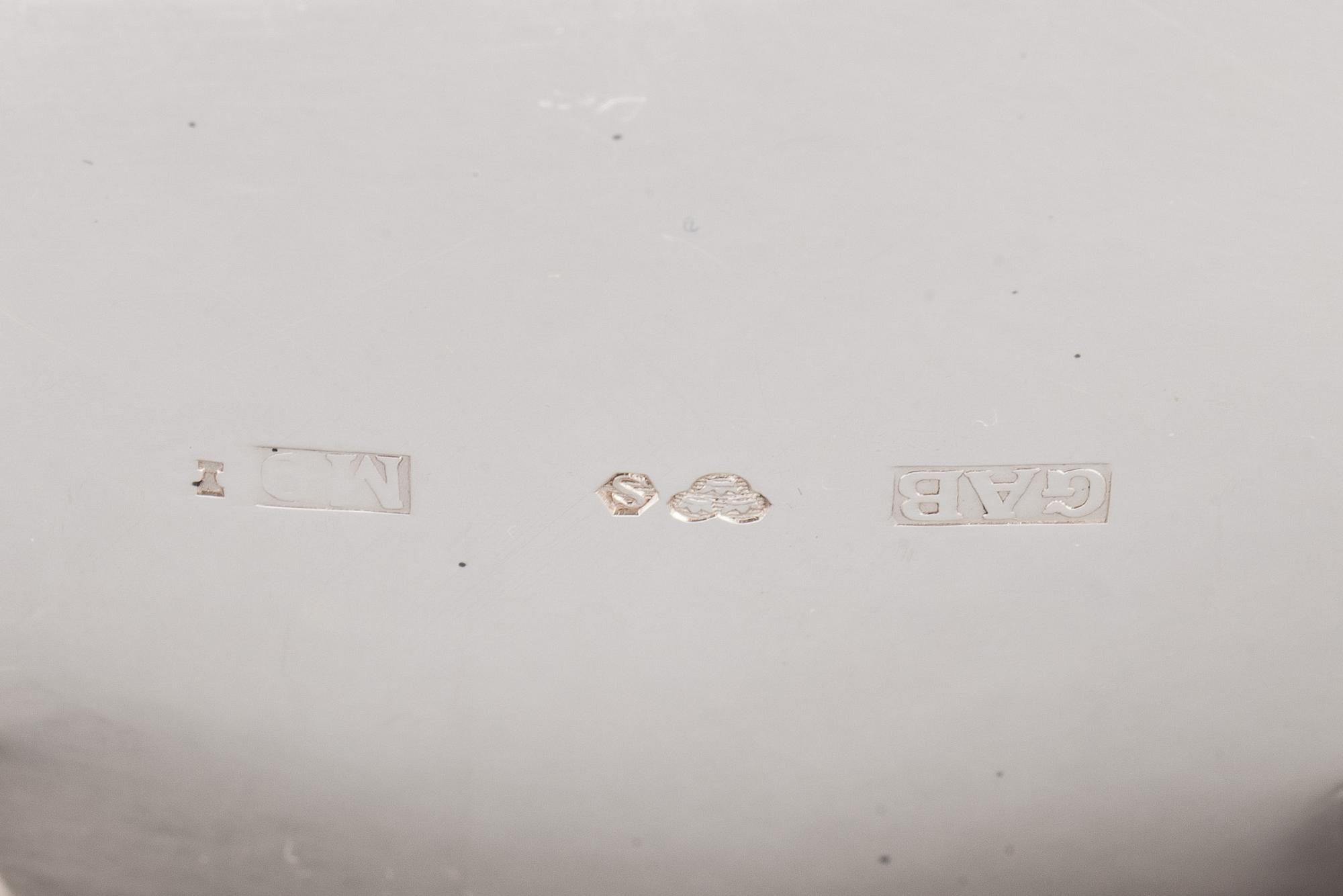 KAFFESERVIS, 3 delar. Silver, rokokostil. 1900-tal.