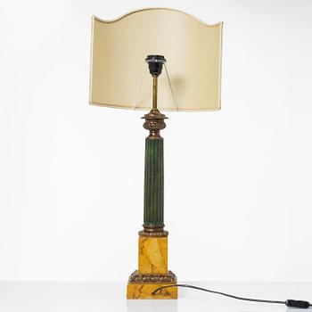 Bordslampor, ett par,  Empirestil, Acanto, Spanien, samtida.