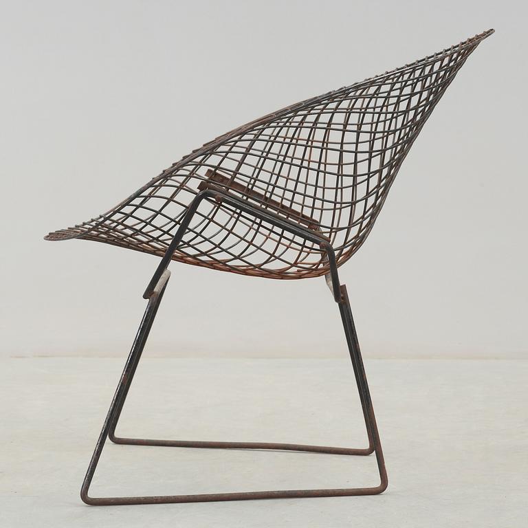 STOL, "Diamond chair", Harry Bertoia, 1900-talets andra hälft.