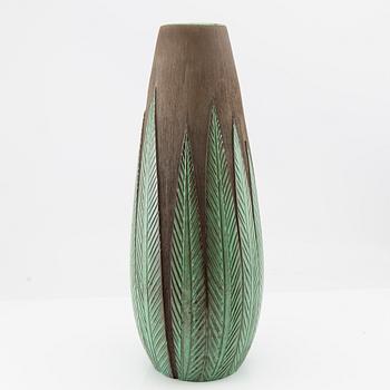 Anna-Lisa Thomson, Floor vase "Paprika" Uppsala Ekeby, later part of the 20th century, stoneware.