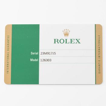 Rolex, Oyster Perpetual, Datejust 41, wristwatch, 41 mm.