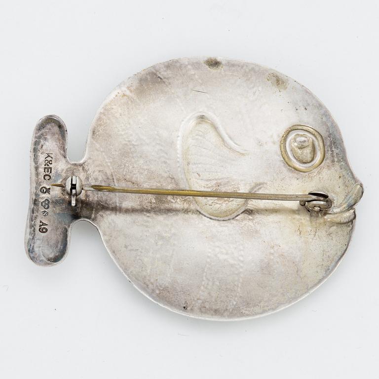 A Ceson silver brooch, Göteborg, 1951.