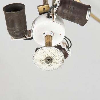 Paavo Tynell, Chandelier, for Taito. Made to order 1950.