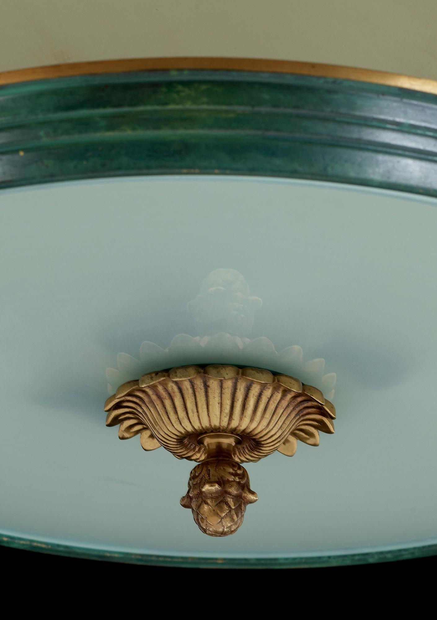 TAKLAMPA, art deco, 1930/40-tal. Höjd ca92 cm.