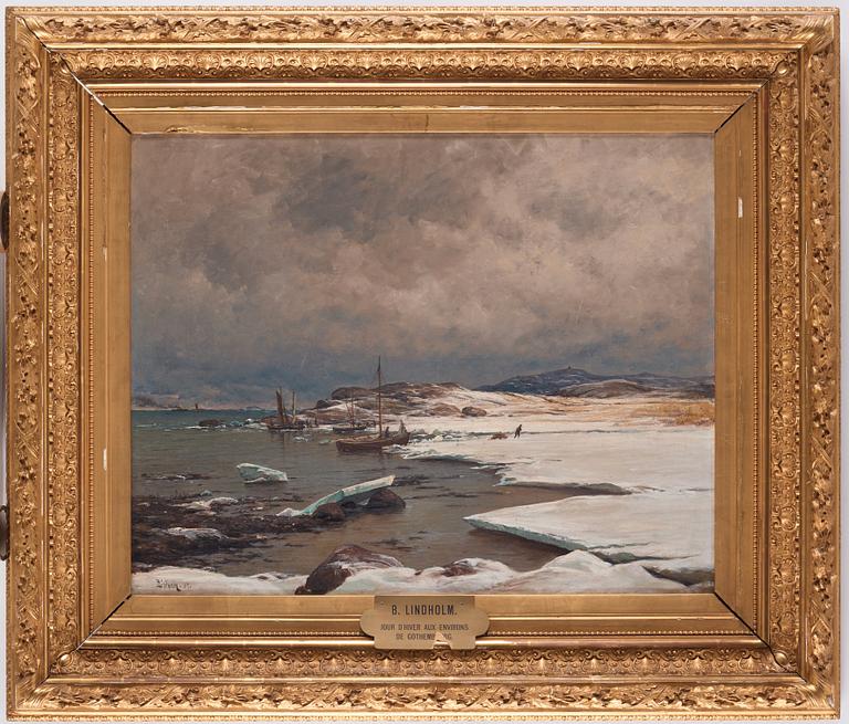 Berndt Lindholm, 'Jour d'hiver aux environs de Gothemburg' (A winters day near Gothenburg).