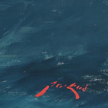 Axel Lind, oil on canvas, signed.