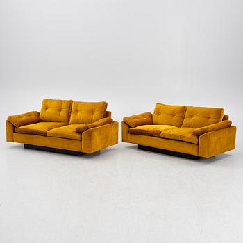 A pair of sofas, Effkå Möbler, second half of the 20th Century.