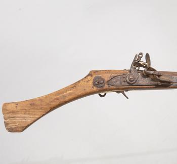Kabylgevär, flintlås, Nordafrika 1700- / 1800-tal.