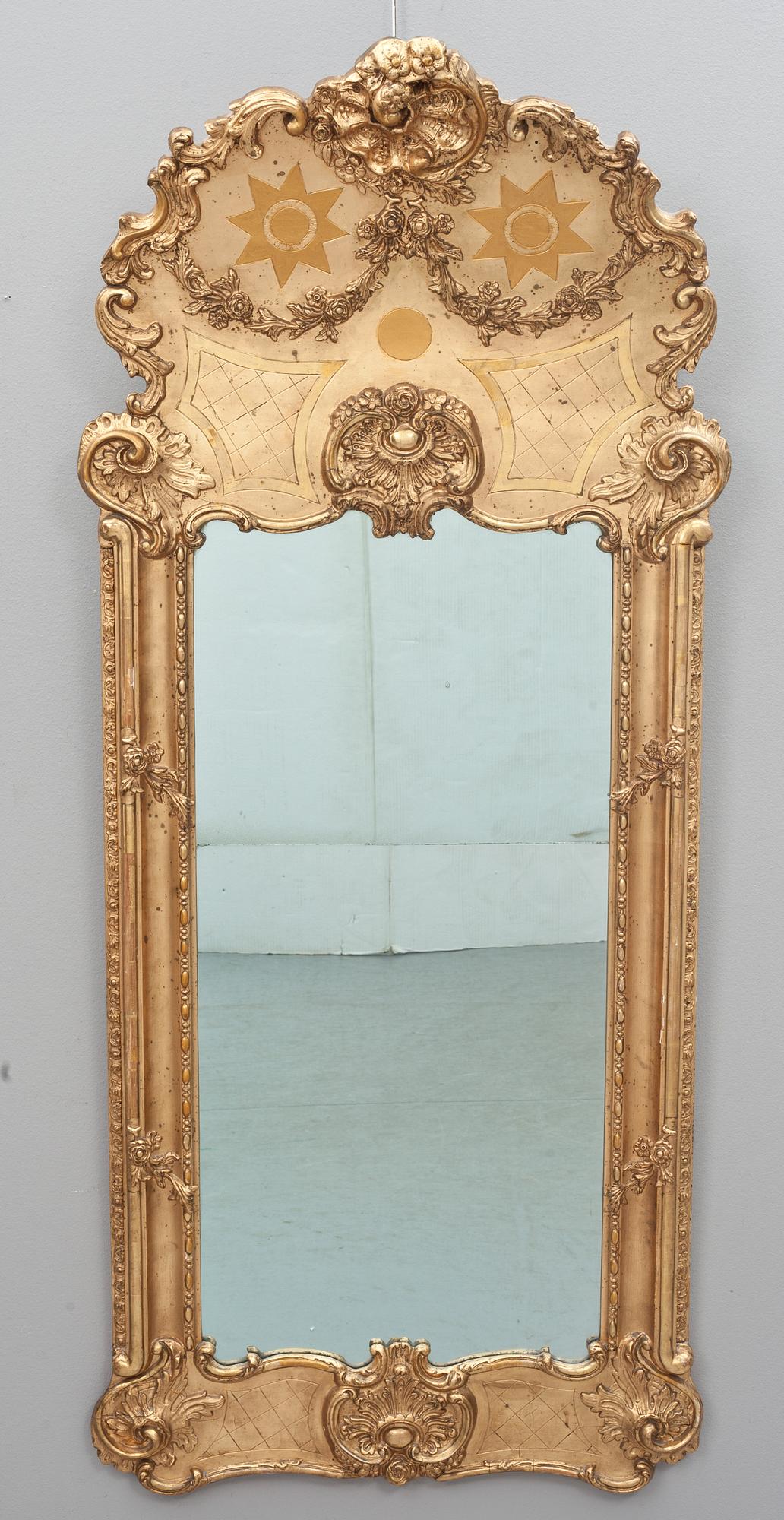 SPEGEL, nyrokoko. 1800-talets andra hälft.