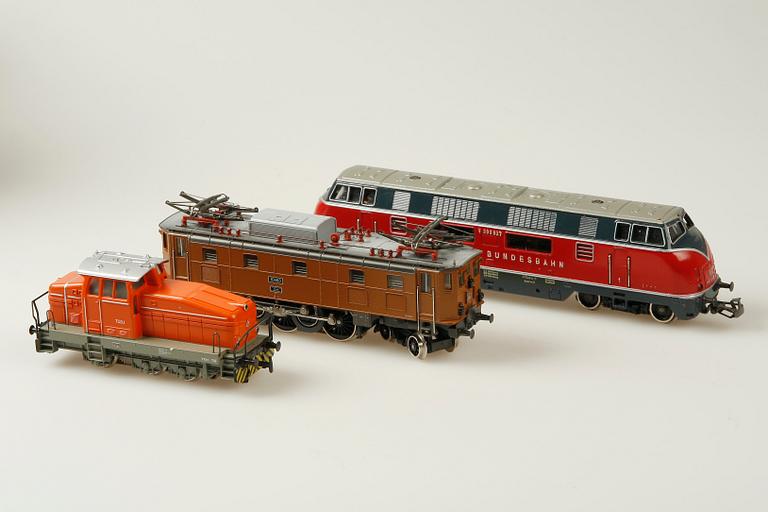 ELLOK, 3 st, Märklin, 3021, 3144 samt 3151, H0.