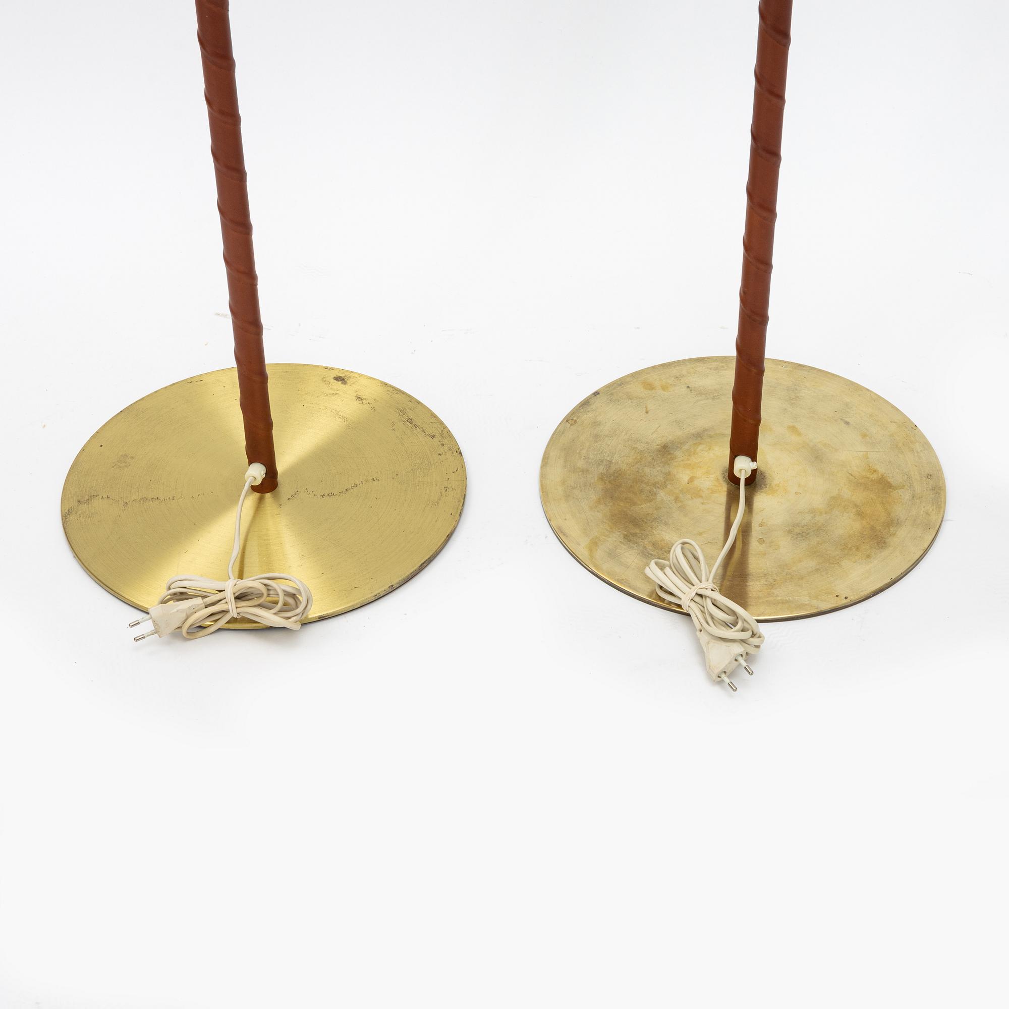 Golvlampor, ett par, Luxus, 1900-talets andra hälft.