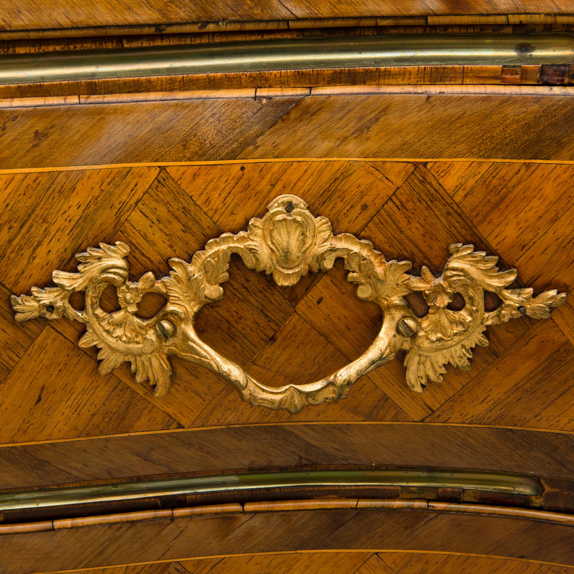 A Swedish Rococo 18th century commode by G. Foltiern.