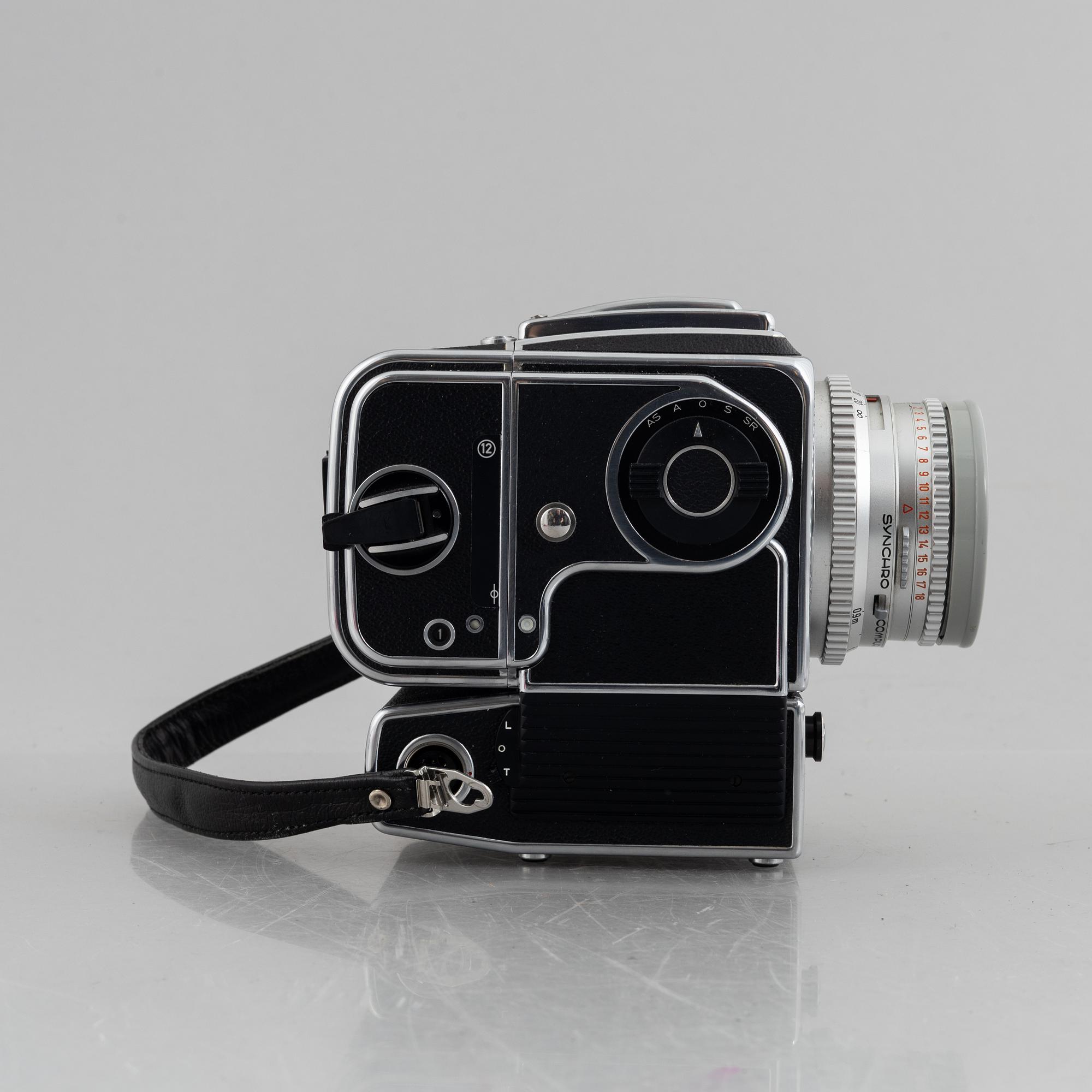 A Hasselblad 500EL camera from Viktor Hasselblad AB, Sweden, 1970's.