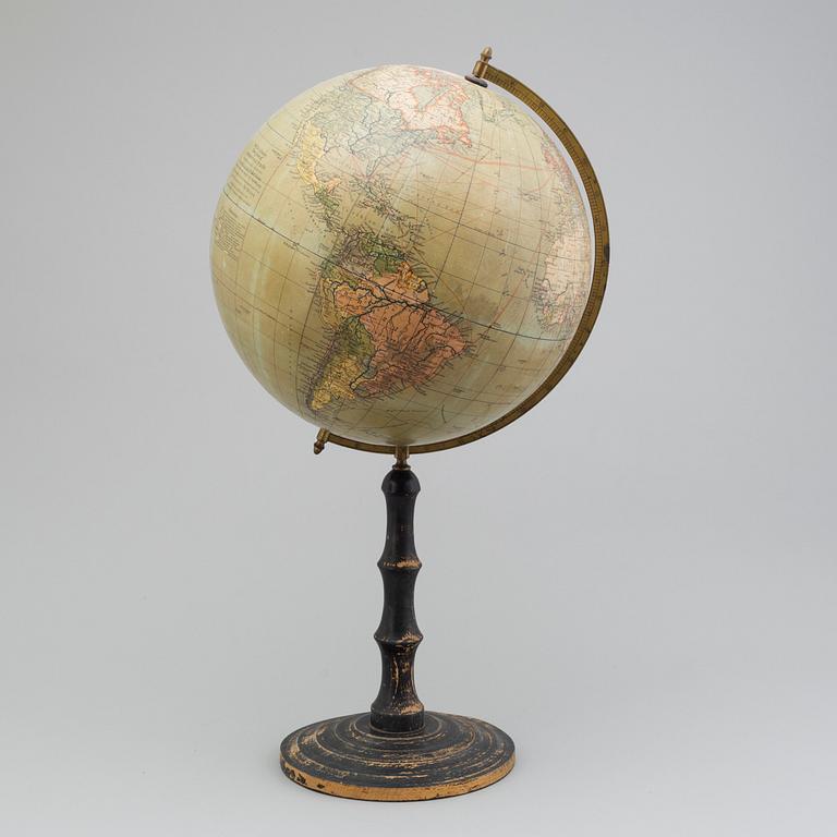 A second quarter of the 20th century globe.