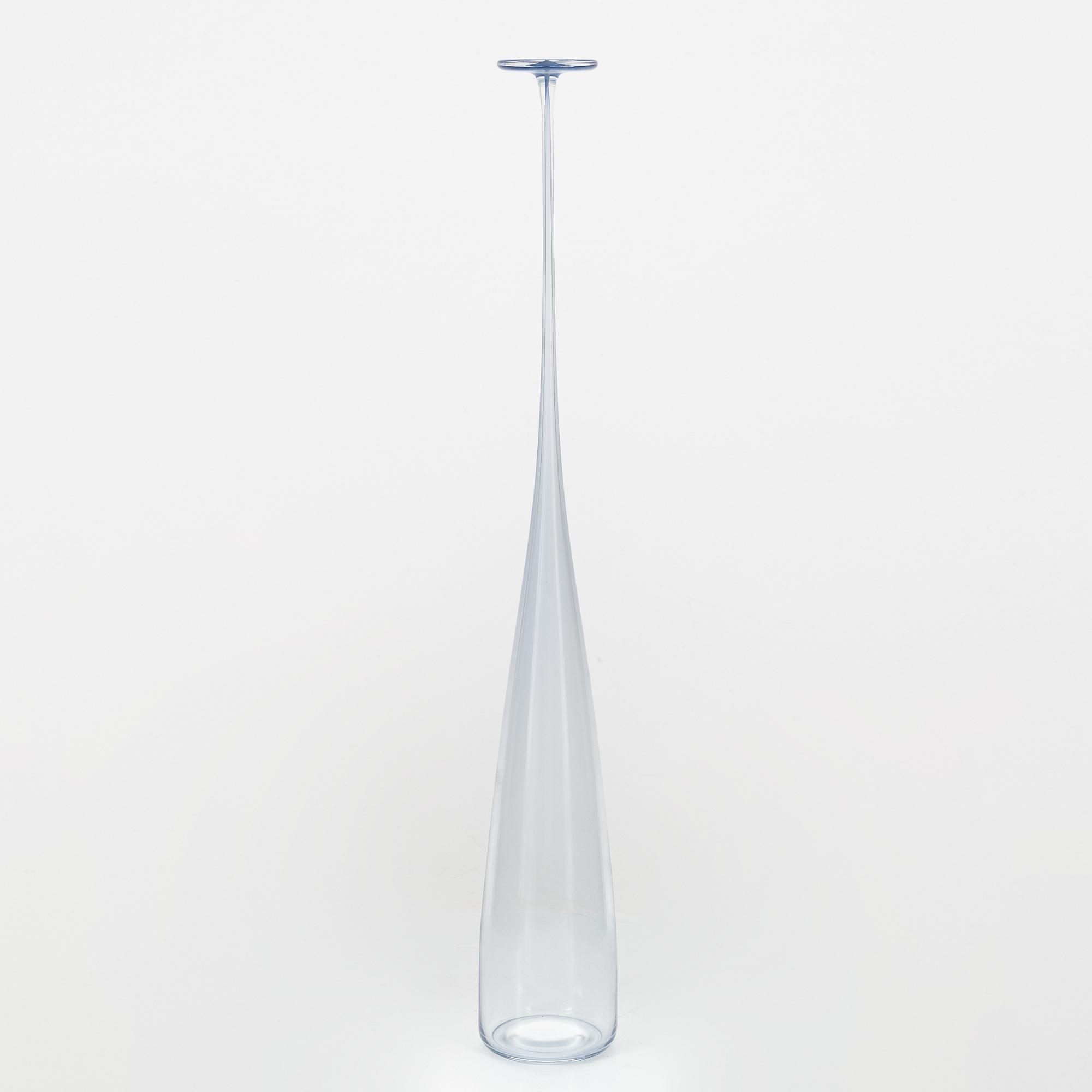 Nils Landberg, a glass vase, Orrefors, 1961.