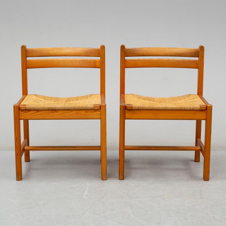 BØRGE MOGENSEN, a pine 'Asserbo' table and eight chairs from Karl Andersson & Söner.