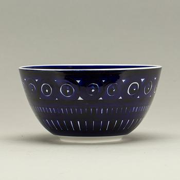 SKÅL,  porslin, "Valencia", Ulla Procopé, Arabia, Finland.