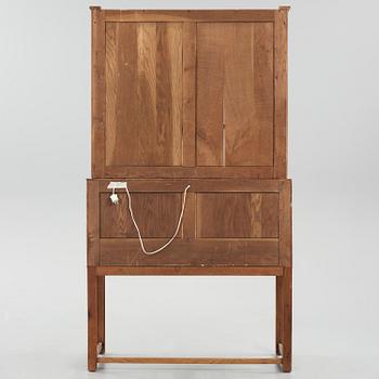 J. E. Blomqvist, a Swedish Grace writing cabinet with armchair, Uppsala, ca 1921.