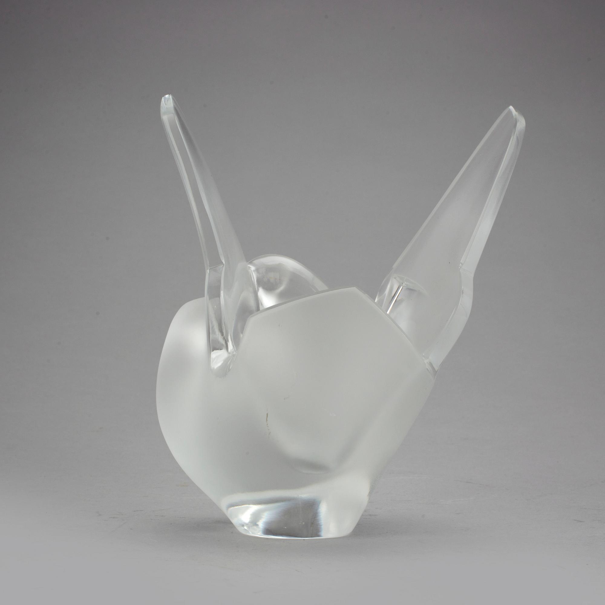 VAS, glas. "Sylvie", Rene Lalique, Frankrike, 1900-talets andra hälft.
