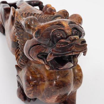 A stone sculpture, China, 20th century.