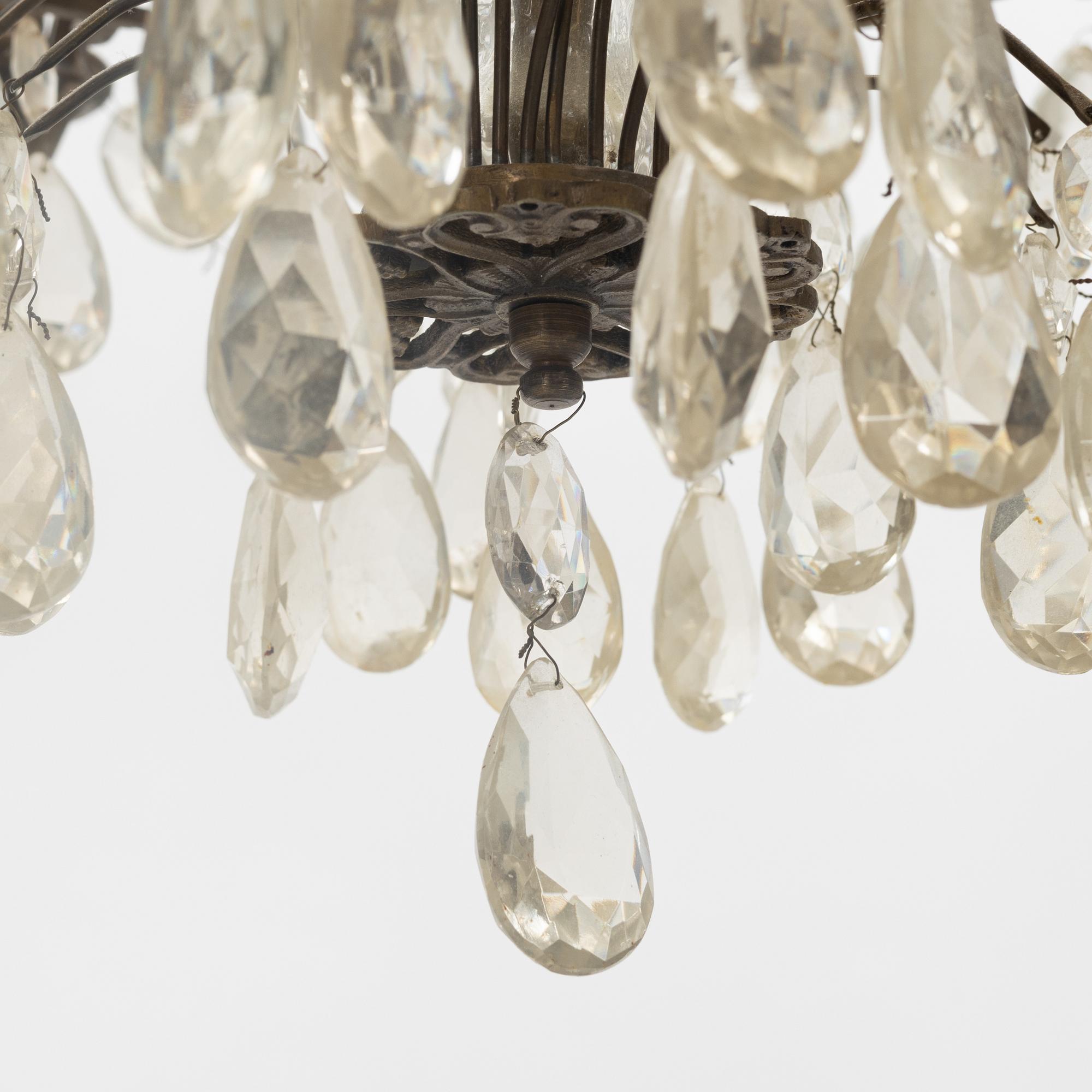 A Gustavian style chandelier, 20th Century.