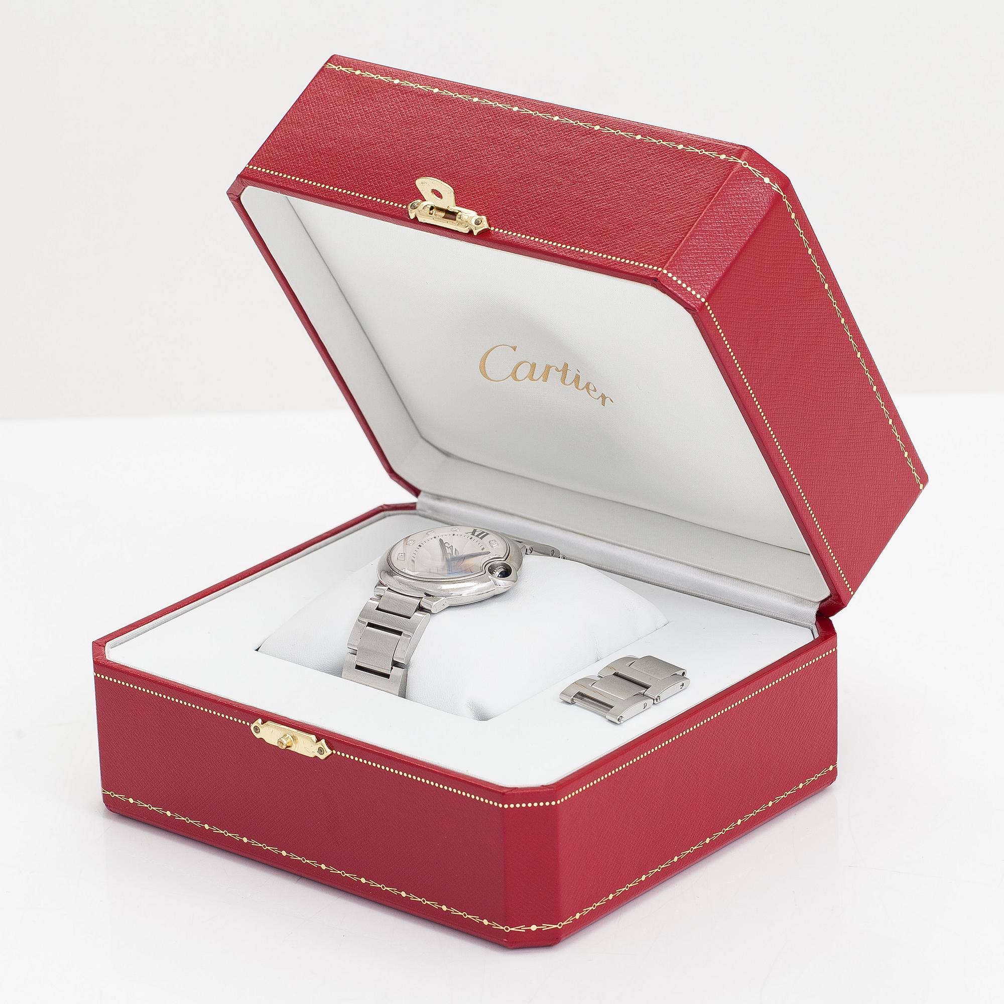 Cartier, Ballon Bleu de Cartier, armbandsur, 36 mm.