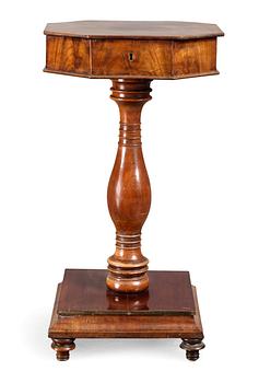 529. A Danish 19th century sewing table, by J. C. Esmann.