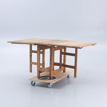 A gate-leg table, late 19th Century.