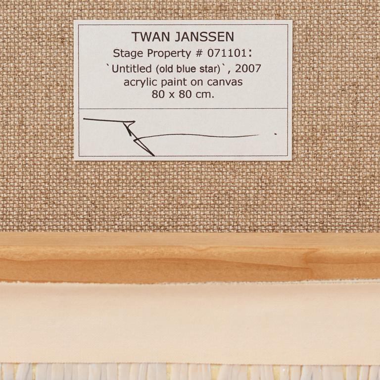 Twan Janssen, "Untitled (old, blue, star)".