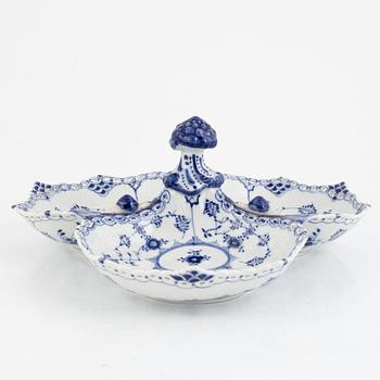 Cabaret, porcelain, Musselmalet, "Helblonde", Royal Copenhagen Denmark.