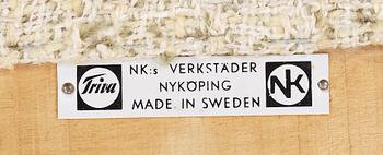 KARMSTOLAR, ett par, "563-037", Bengt Ruda för Nordiska Kompaniets "Triva"-serie, 1950-tal.