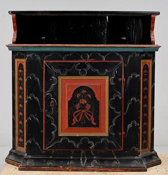 SKÅPUNDERDEL, Allmoge. Järvsö, Hälsingland, 1800-tal.