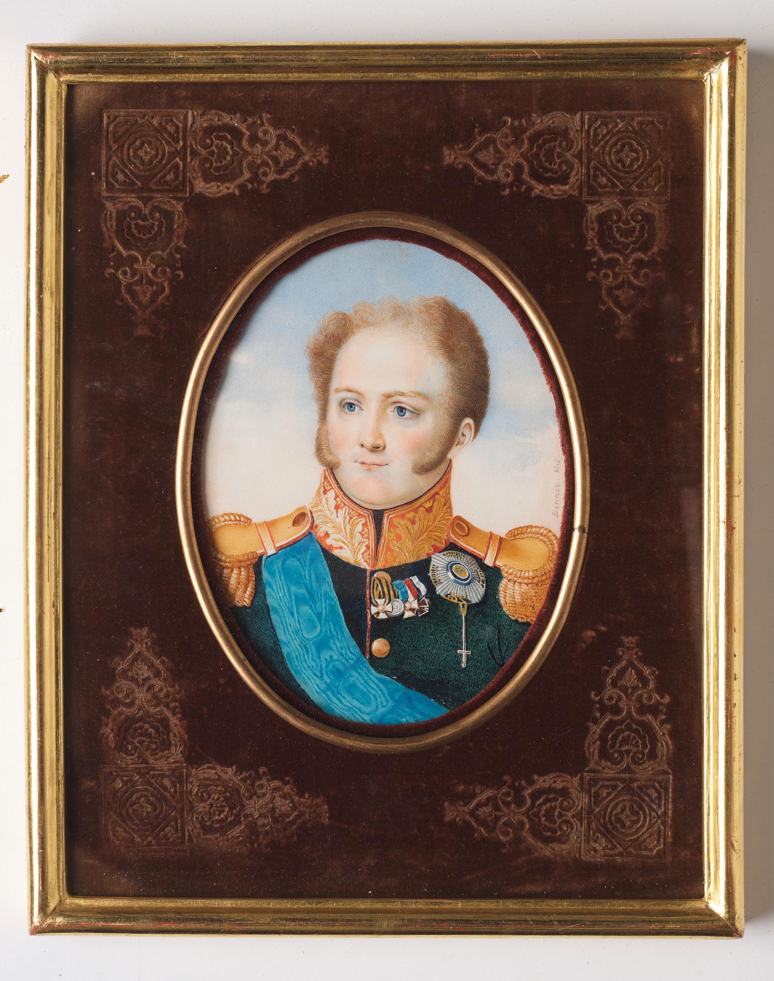Jean Henri Benner, Alexander I av Ryssland (1777-1825).