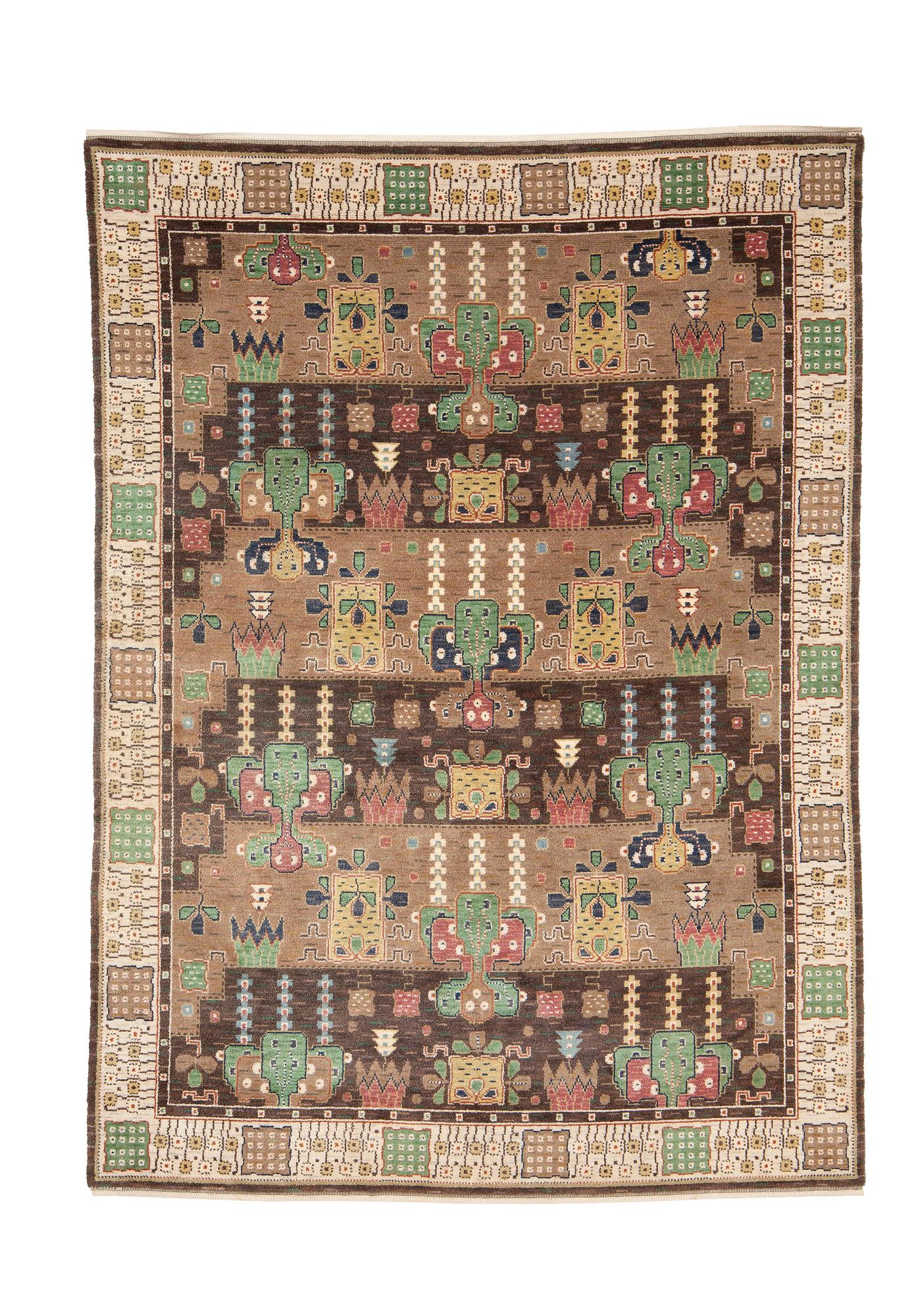 Märta Måås-Fjetterström, a carpet, "Örtagården", knotted pile, ca 343,5 x 252,5 cm, signed AB MMF.