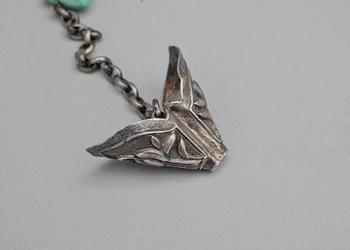 RÖKELSEKAR, vitmetall, orientalisk, 1900-tal.