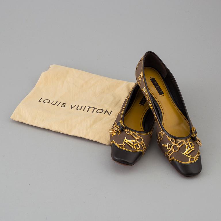Ballerina shoes by Louis Vuitton.