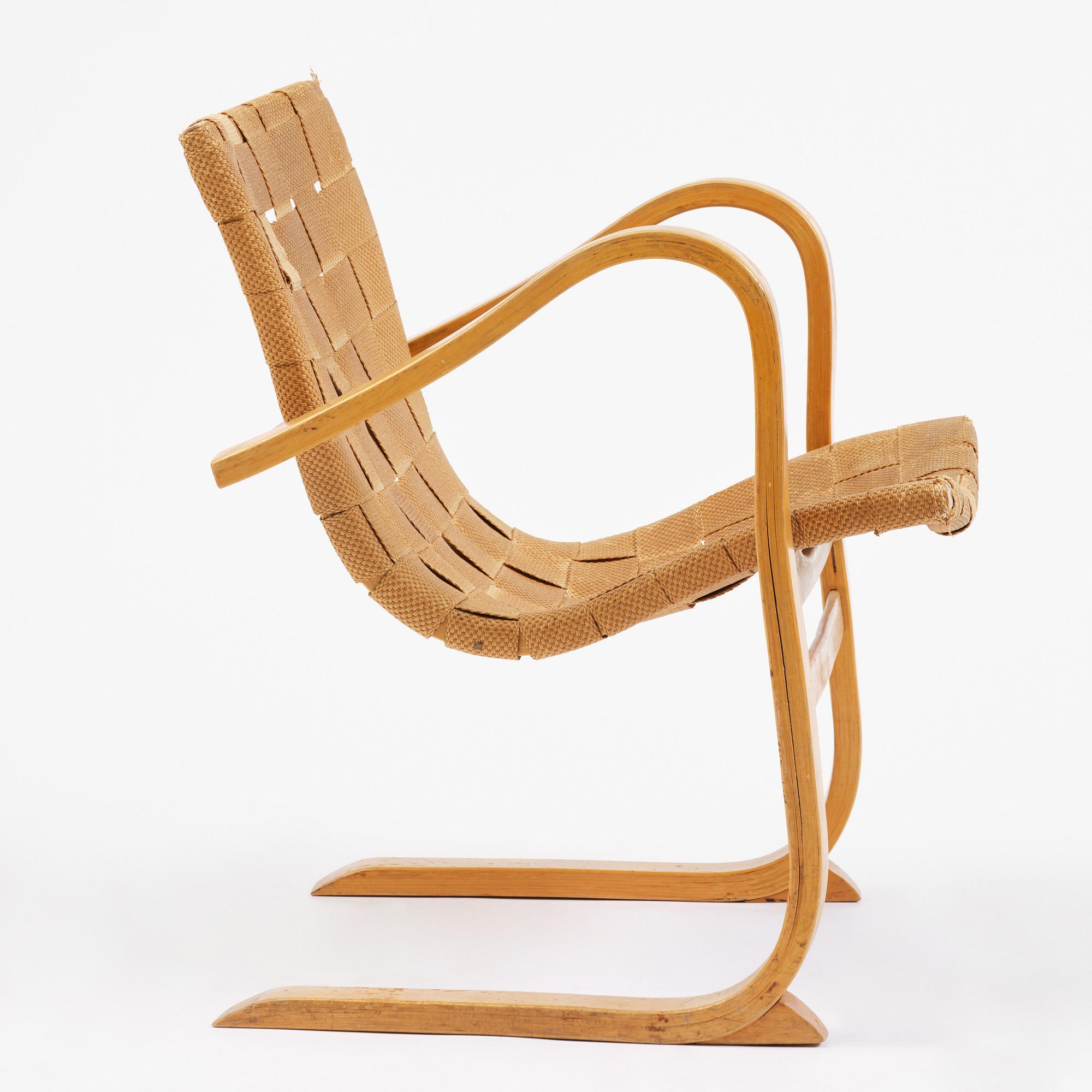 G. A. Berg, a "Tösen" easy chair, Stockholm, 1940s.