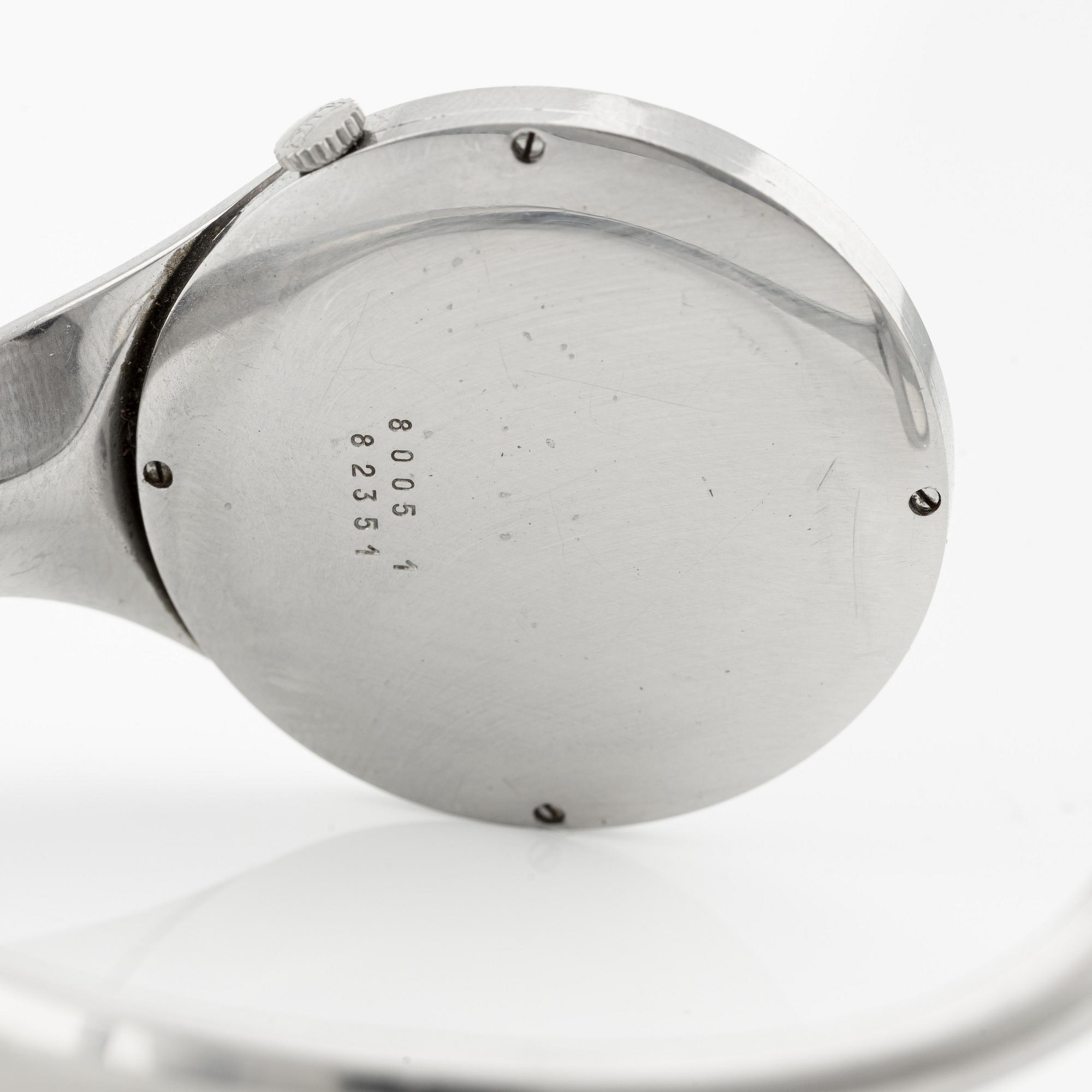 Georg Jensen, L.U.Chopard & Cie, designed by Torun Bülow, wristwatch, 33 mm.