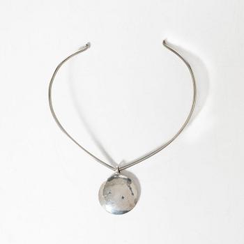 Inga-Britt "Ibe" Dahlquist, a silver necklace, Malmö 1973.