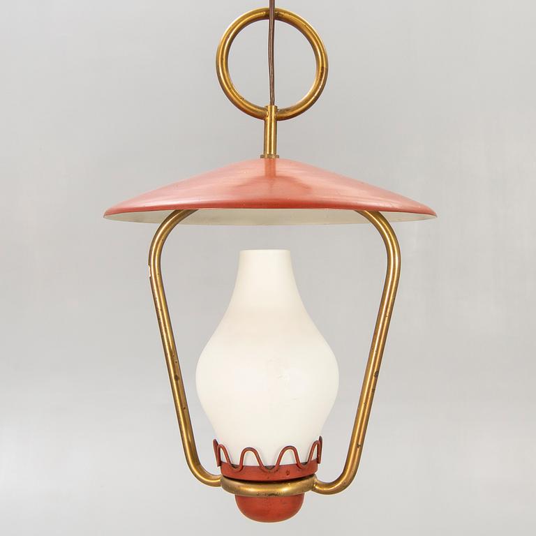 Ceiling lamp, Ateljè Lyktan, 1940s, probably Hans Bergström.