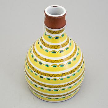 STIG LINDBERG, a faience vase, Gustavsberg 1940/50s.