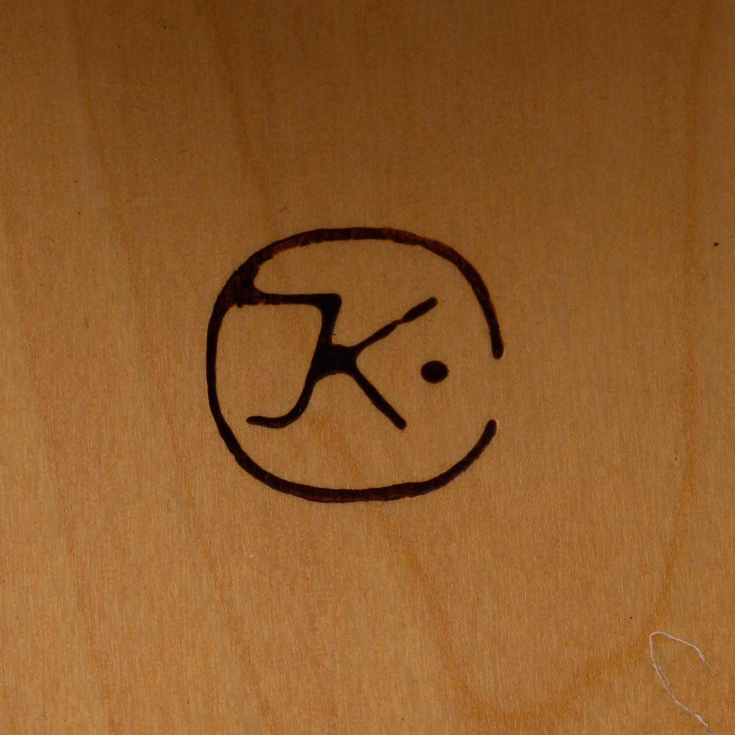 VÄGGHYLLA, "Pilaster", John Kandell för Källemo, 1900-/2000-tal.