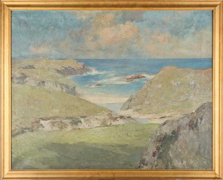 FRANZ MÜLLER-GOSSEN, olja på duk, signerad och daterad 09.