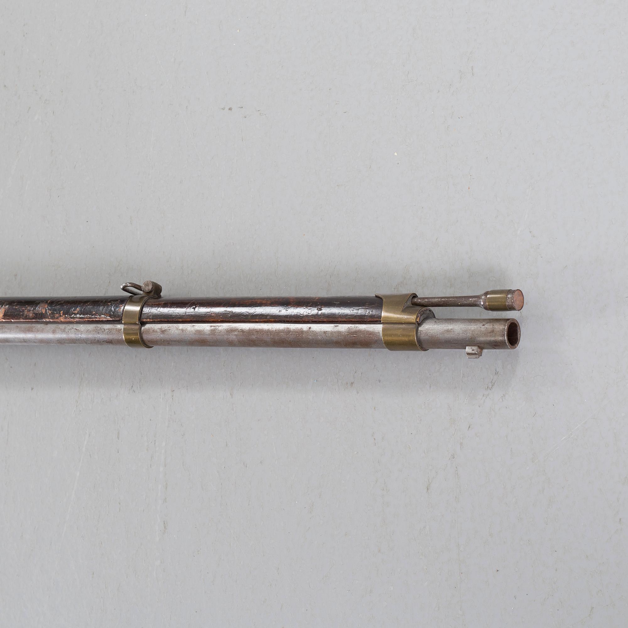 A percussion rifle, m/1857.